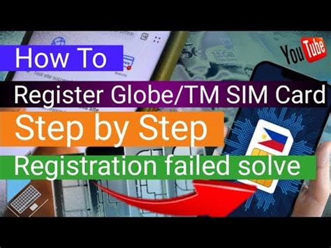 globe sim registration|Registration fail .